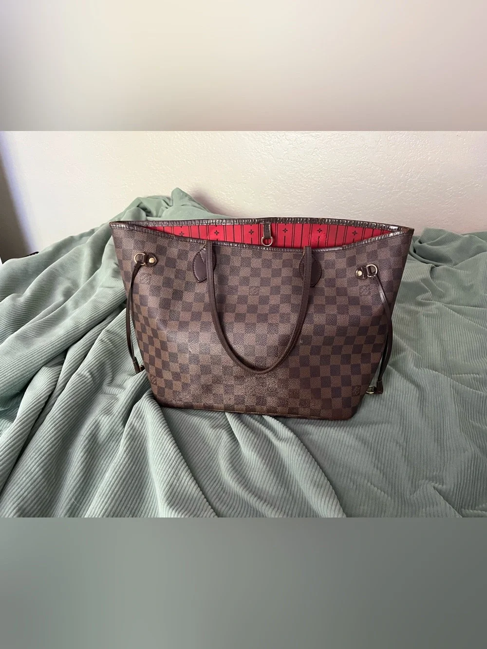 Louis Vuitton 2011 Damier Neverfull Canvas Tote - Picture 2 of 12